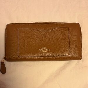 Coach Tan Leather Wallet